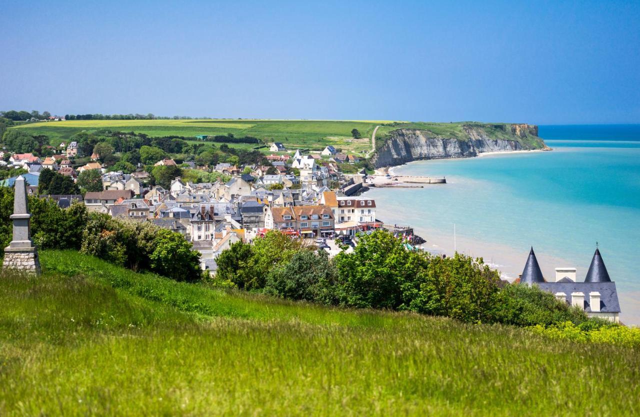 Les Heures Tranquilles - Vue Mer - 50M De La Plage Saint-Come-de-Fresne ภายนอก รูปภาพ